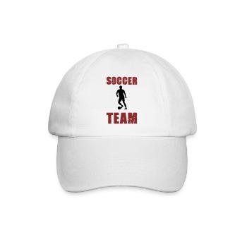 Soccer Player Team - Baseball Cap - white/white - Front