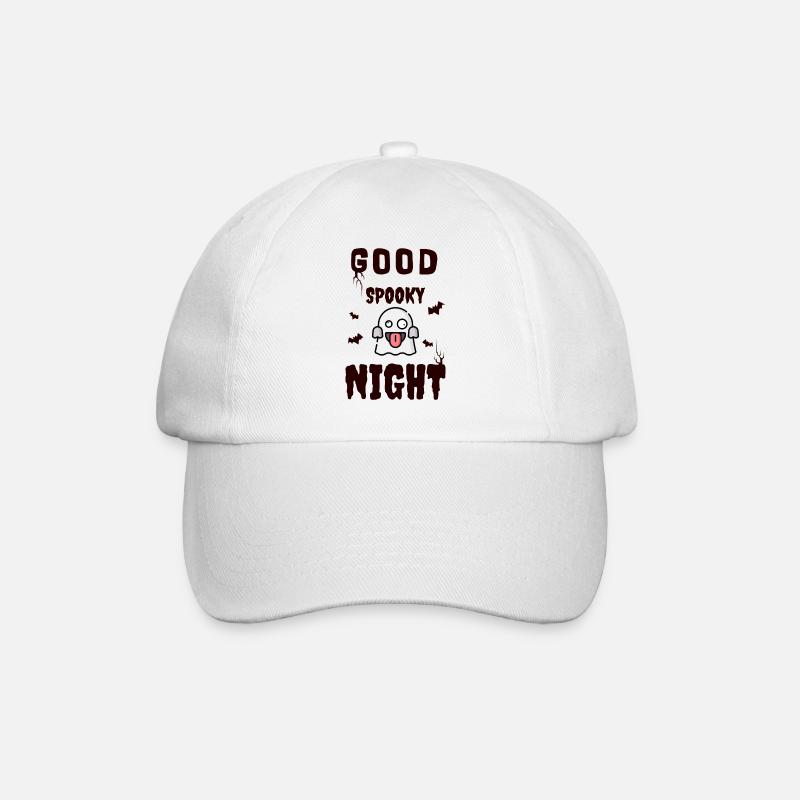 Bonne nuit effrayante - Casquette classique - blanc/blanc
