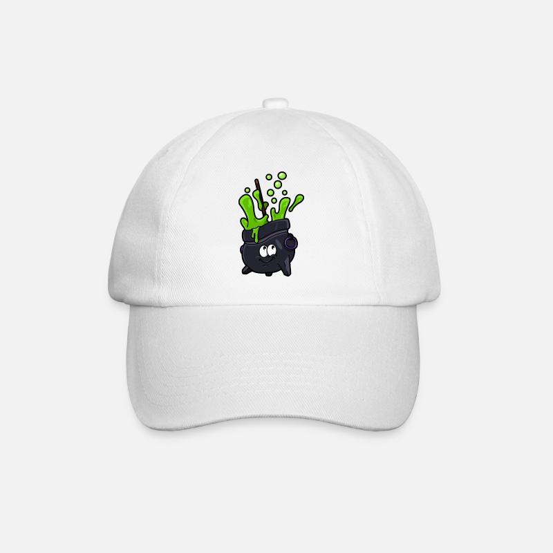 Magical Cauldron - Baseball Cap - white/white
