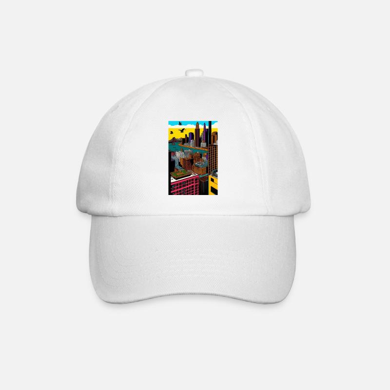San Francisco - Baseball Cap - white/white