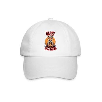 Renard mignon avec costume de sorcière Halloween - Casquette classique - blanc/blanc - Devant