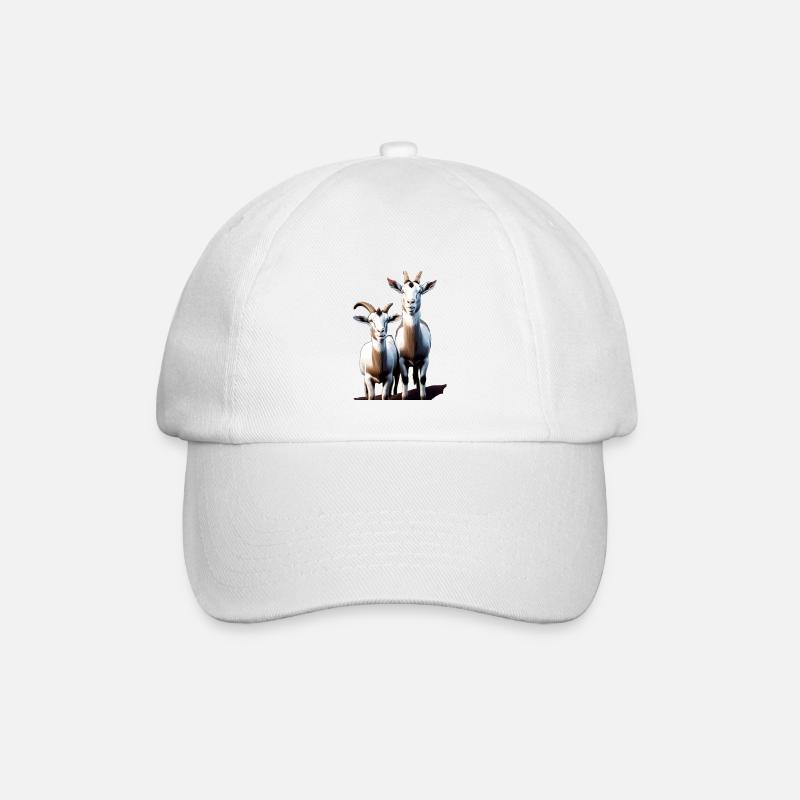 CHÈVRES II - Casquette classique - blanc/blanc