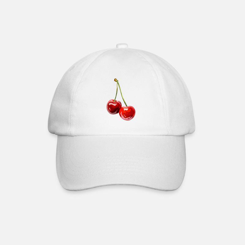 CEREZA KIRSCHE - Baseballkappe - Weiß/Weiß