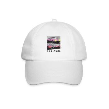 POP PINK VOITURE COMIC / POP UP PHARES À HAYON - Casquette classique - blanc/blanc - Devant