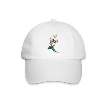 Grimpeur volant avec oiseau - Casquette classique - blanc/blanc - Devant