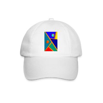 Abstract art - Baseball Cap - white/white - Front