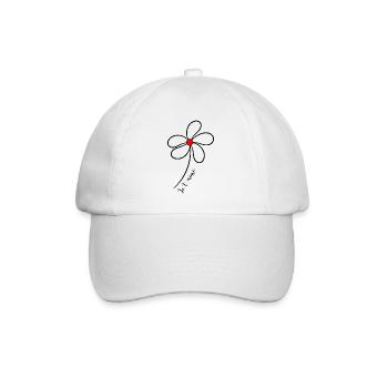 VALENTINE'S DAY. Bachelorette party. I LOVE YOU. I LOVE YOU. LOVE - Baseball Cap - white/white - Front