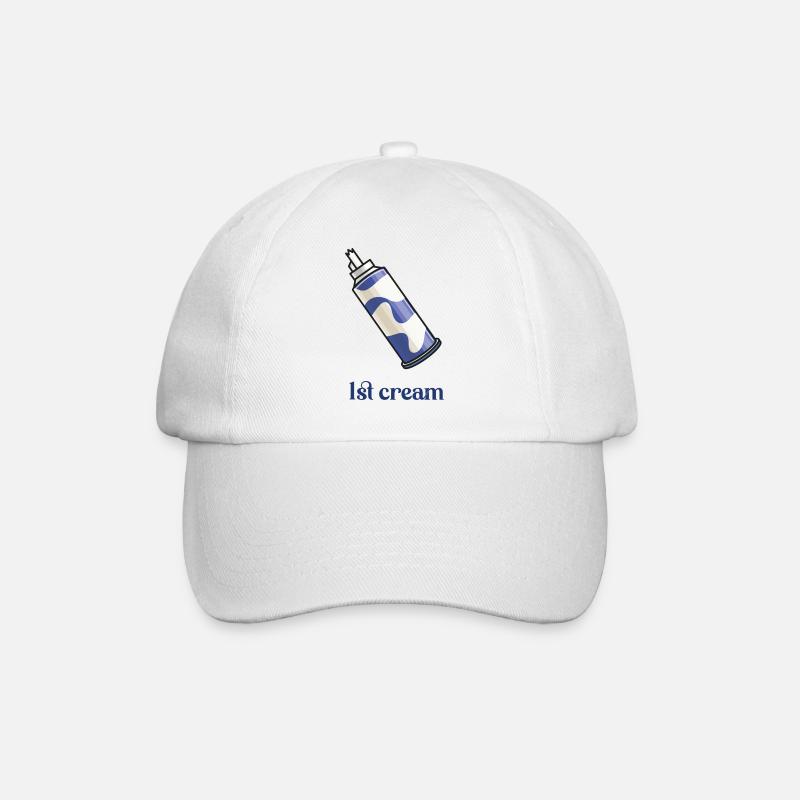 1. Sahne - Baseballkappe - Weiß/Weiß