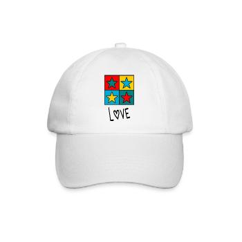 VALENTINE'S DAY. Bachelorette party. I LOVE YOU. I LOVE YOU. LOVE - Baseball Cap - white/white - Front