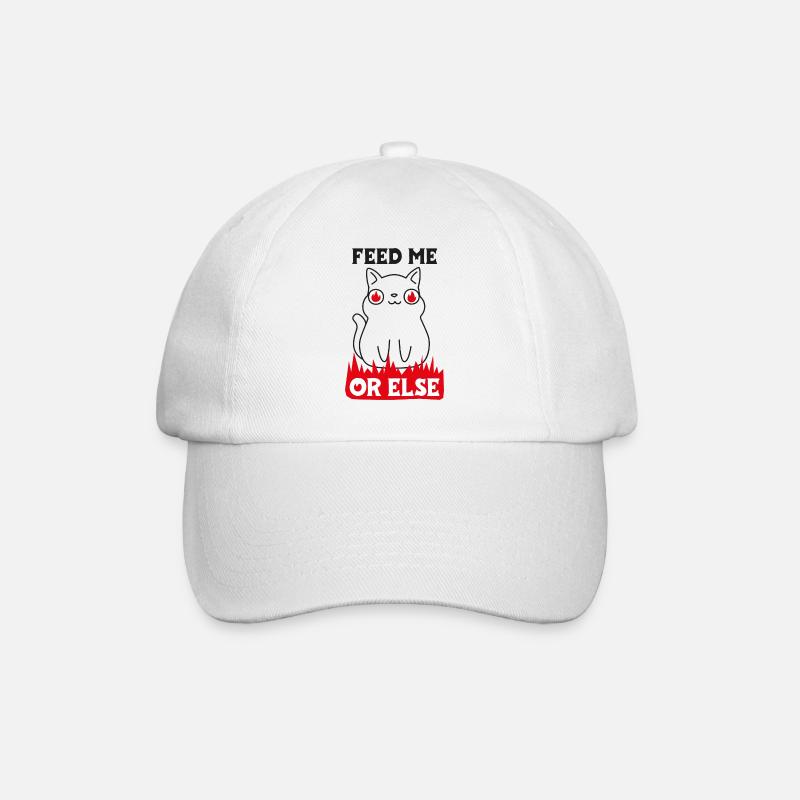 Nourris-moi ou bien - Casquette classique - blanc/blanc