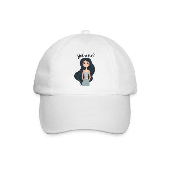 Oui ou Non? - Casquette classique - blanc/blanc - Devant
