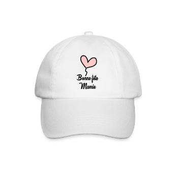 OMA. MUTTERTAG. ALLES GUTE ZUM OMA-TAG. ICH LIEBE DICH - Baseballkappe - Weiß/Weiß - Vorne