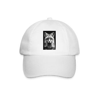 Fuchs - Baseballkappe - Weiß/Weiß - Vorne