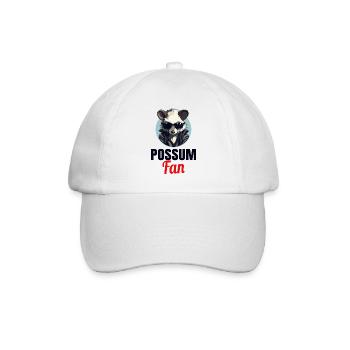 Opossum Possum Vintage Possumm Oppossum - Baseballkappe - Weiß/Weiß - Vorne