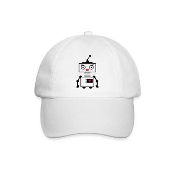 copie femme robot - Casquette classique - blanc/blanc - Devant