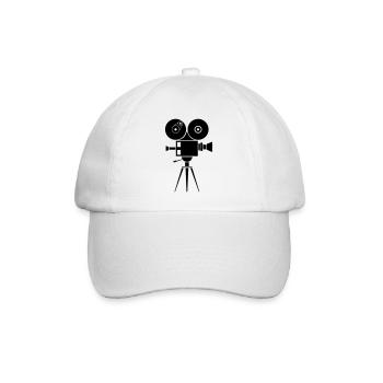 caméra - Casquette classique - blanc/blanc - Devant