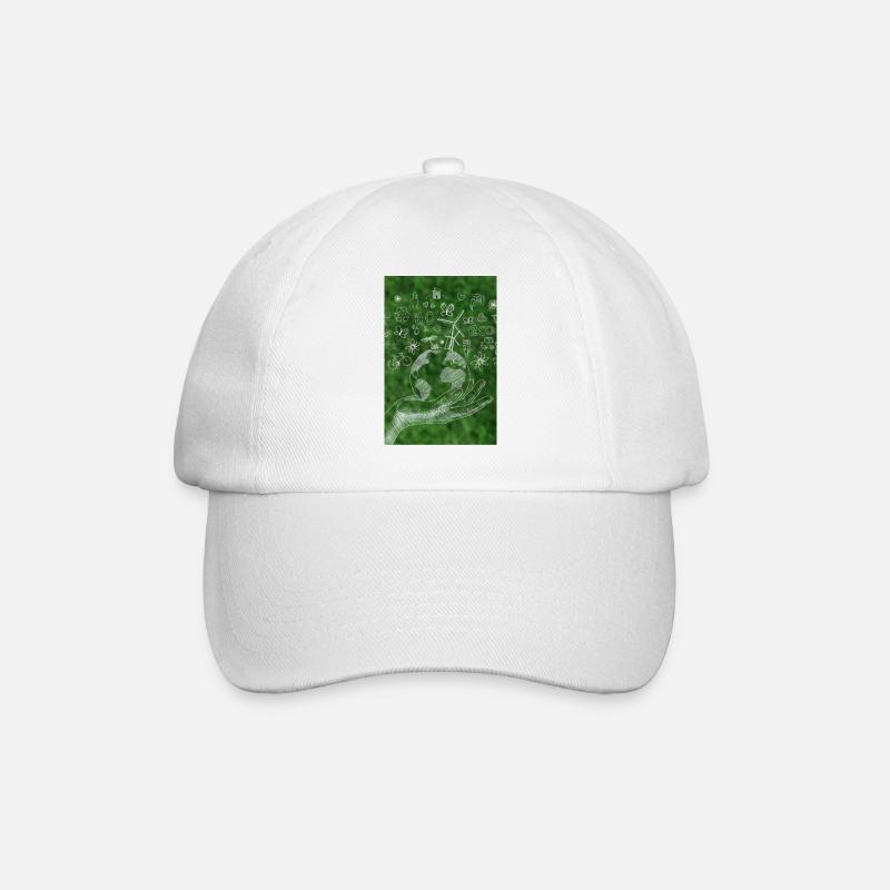Naturverbunden - Baseballkappe - Weiß/Weiß