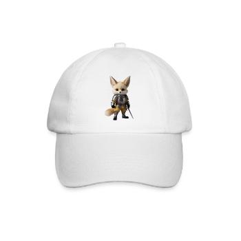 Fennec Knight Sword 3 - Baseball Cap - white/white - Front