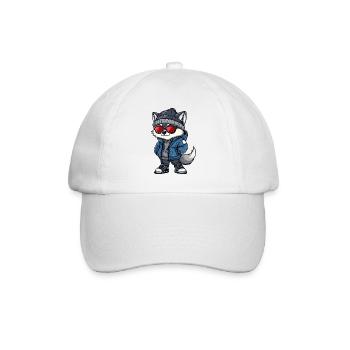 Wolf Winter - Baseballkappe - Weiß/Weiß - Vorne