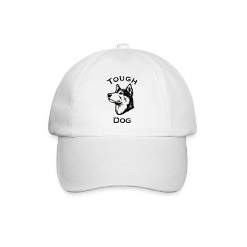 Loup balafré - Tough Dog Design - Casquette classique - blanc/blanc - Devant