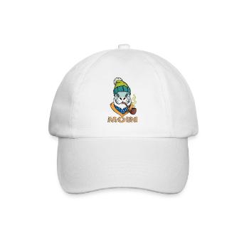 Moin - Otarie à fourrure de la mer du Nord avec sifflet - Casquette classique - blanc/blanc - Devant