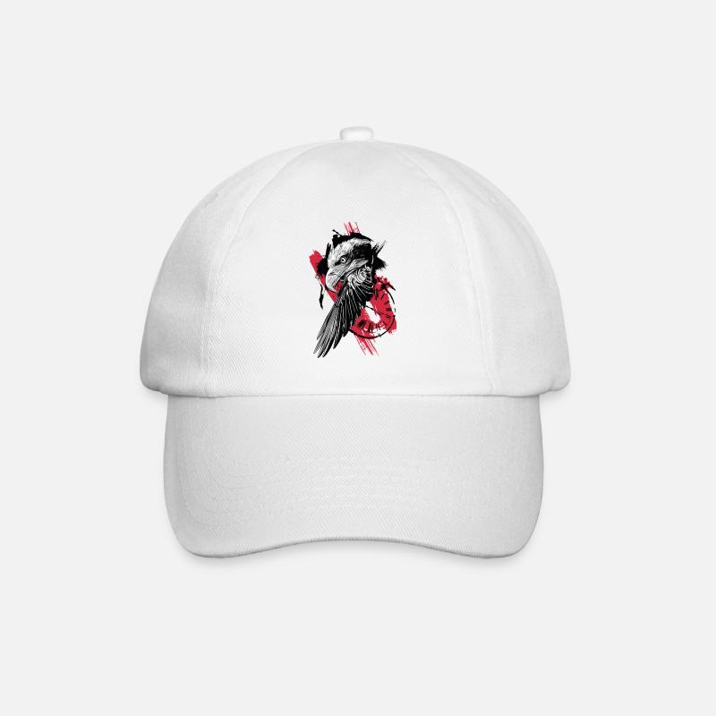 Trash Polka // Illustration - Baseballkappe - Weiß/Weiß