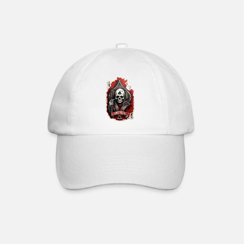 Ace of Spades - Baseball Cap - white/white