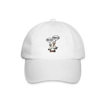 Hello - Baseball Cap - white/white - Front