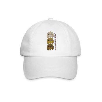 walrus just the 3 of us - Baseball Cap - white/white - Front