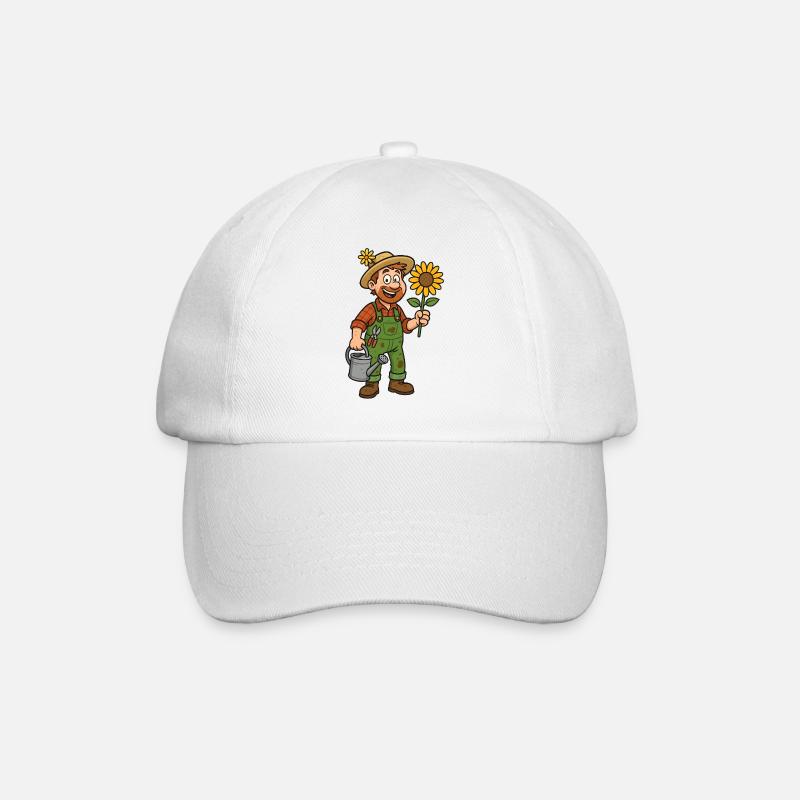 Gardener - Baseball Cap - white/white