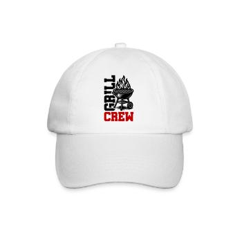 Grill Crew - Baseball Cap - white/white - Front