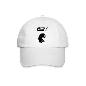 Chat en roue libre ! - Casquette classique - blanc/blanc - Devant