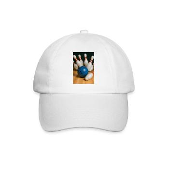 Sport - Bowling - Baseballkappe - Weiß/Weiß - Vorne