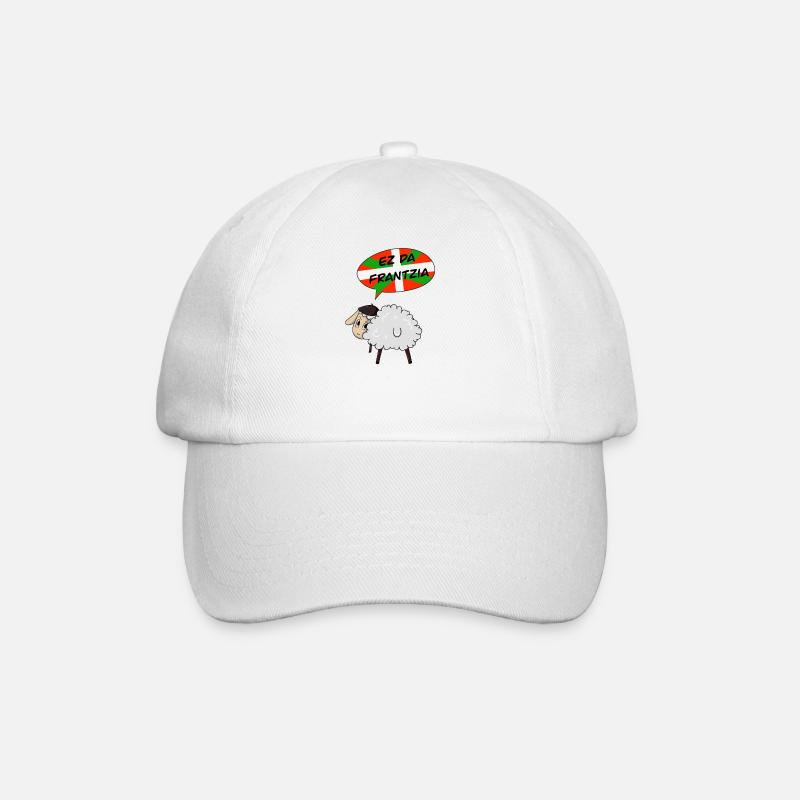 Ez Da Frantzia - Baseball Cap - white/white