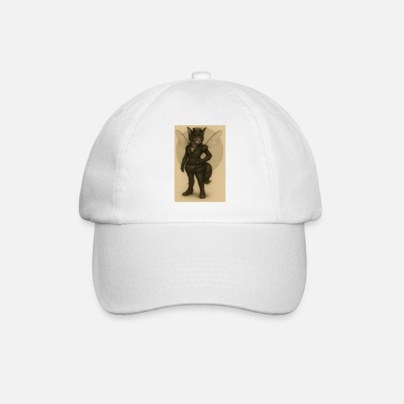 Dame Steamcat - Casquette classique - blanc/blanc