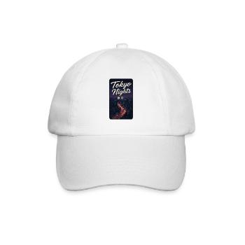 Tokyo Nights - Baseball Cap - white/white - Front