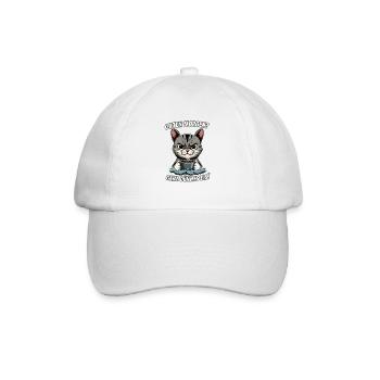 Bonjour glace très fine en disant drôle - Casquette classique - blanc/blanc - Devant