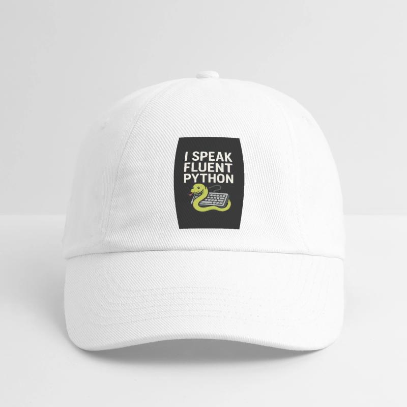 Python Coding Snake Baseball Cap