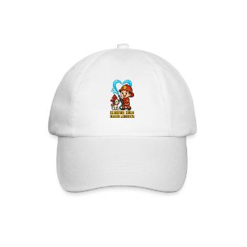 Petit héros, grande mission - Casquette classique - blanc/blanc - Devant