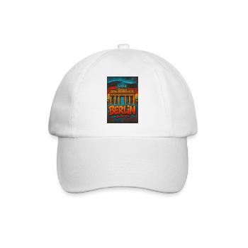 T-shirt Grafiti Berlin avec Porte de Brandebourg - Casquette classique - blanc/blanc - Devant