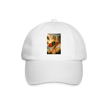 Surfer Humanoid Seahorse - Baseball Cap - white/white - Front
