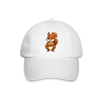 Écureuils en automne - Casquette classique - blanc/blanc - Devant