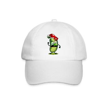 PICKLES CHRISTMAS SANTA - Baseball Cap - white/white - Front