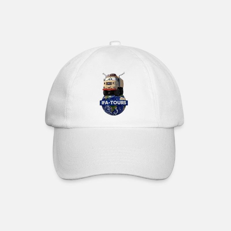 Willi der LKW - Baseballkappe - Weiß/Weiß