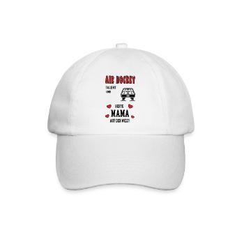 Air Hockey Player Mom Air Hockey Player - Baseball Cap - white/white - Front