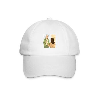 Oma Karin - Baseballkappe - Weiß/Weiß - Vorne