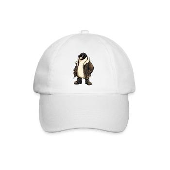 Penguin Cool Winter - Baseball Cap - white/white - Front