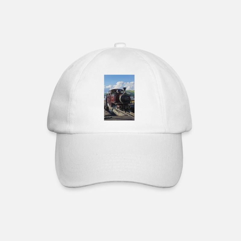 Merddin Emrys at Boston Lodge - Baseball Cap - white/white