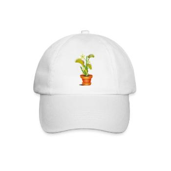 Déléve attrape-mouches en pot – illustration colorée - Casquette classique - blanc/blanc - Devant