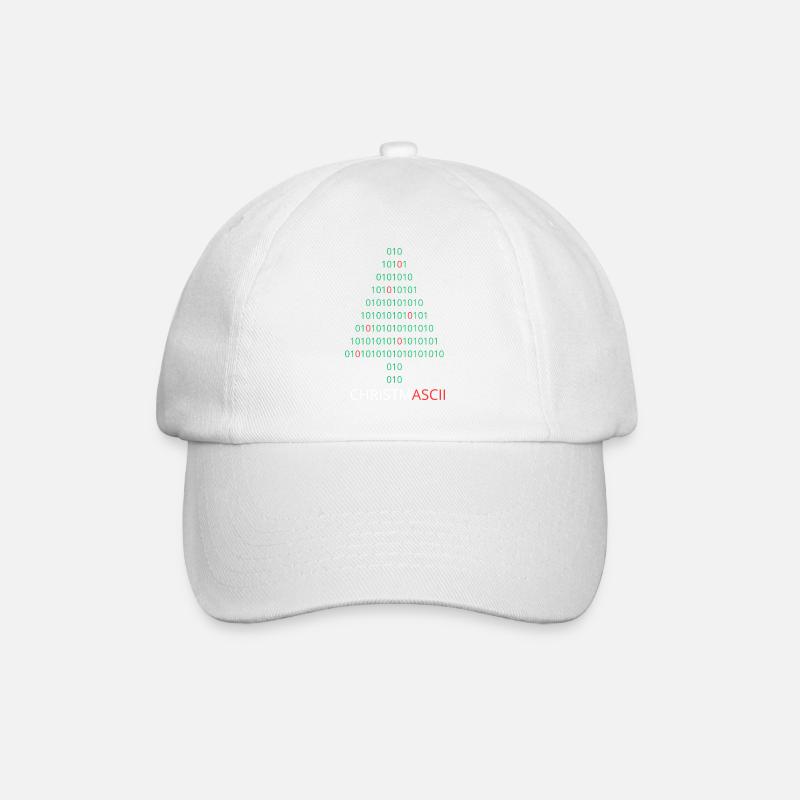 Christmascii - Baseball Cap - white/white
